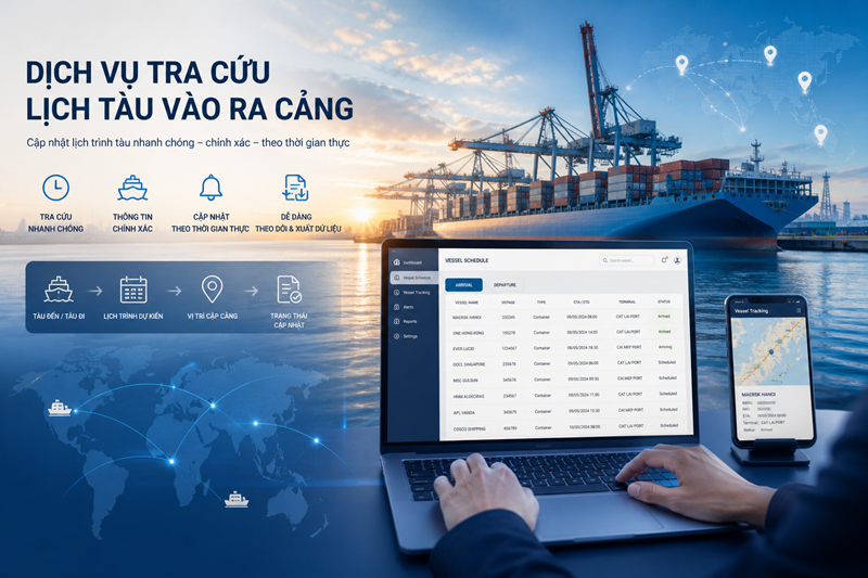 Vị trí tàu