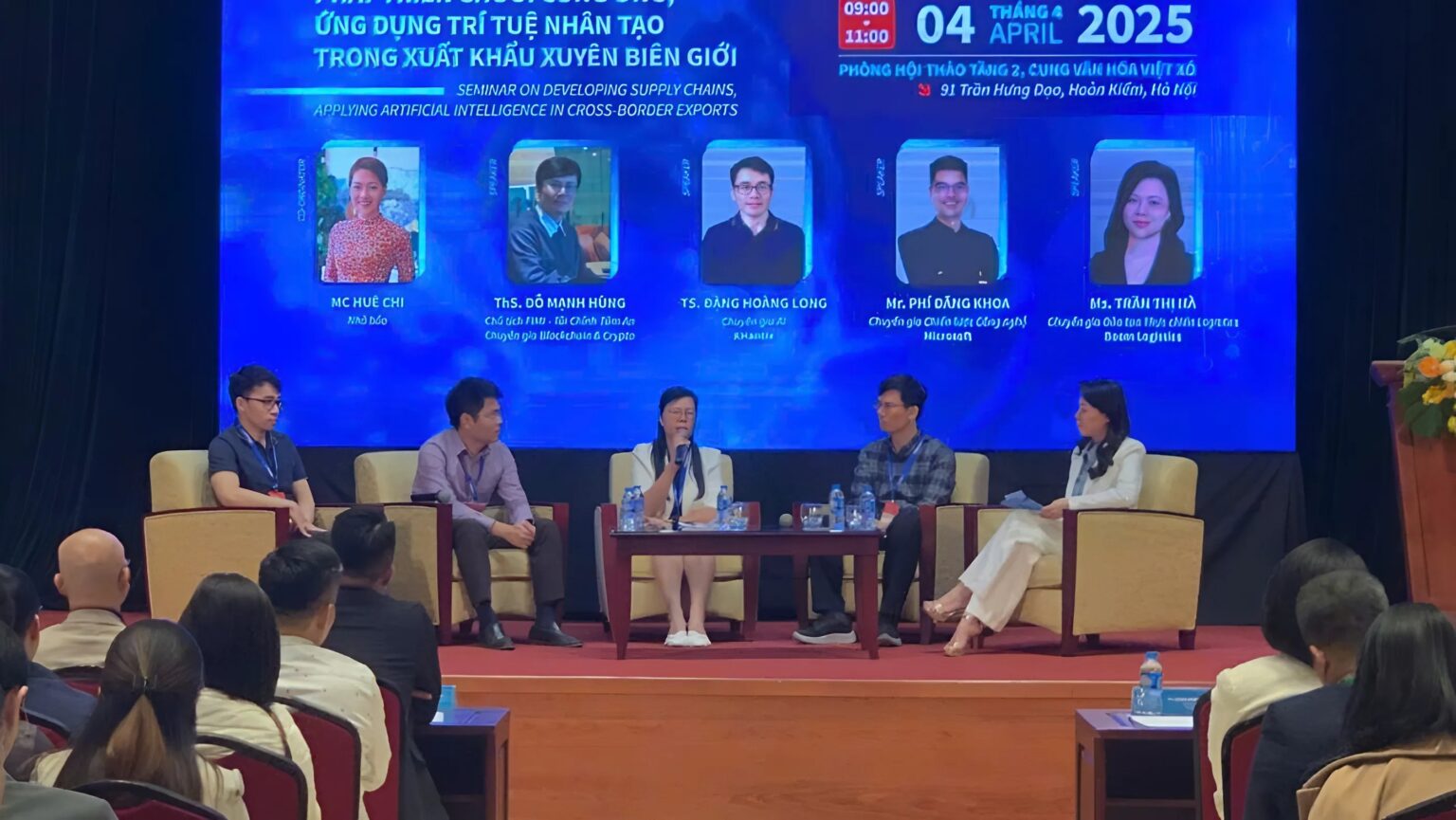 DIỄN GIẢ HÀ LOGI GÓP MẶT TẠI HỘI THẢO VỀ AI & CHUỖI CUNG ỨNG TẠI VIETNAM EXPO 2025